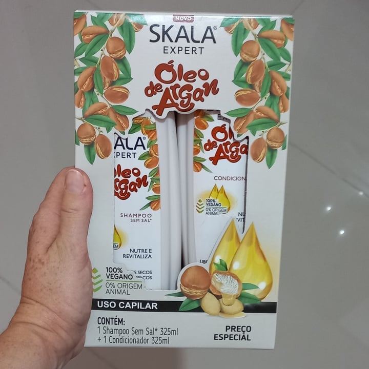 photo of Skala Kit shampoo e Condicionador Óleo de Argan shared by @anamariaconcianci on  27 Apr 2022 - review