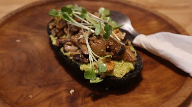 Photo of the dish “Avocado & Shiitake Toast”