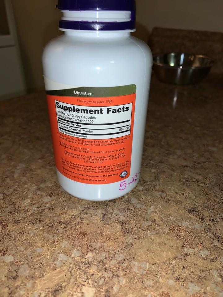 review photo of NOW® Activated Charcoal shared by @hollyamber on 22 Dec 2019 - review