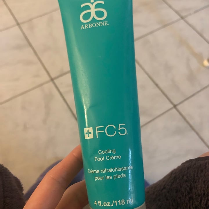photo of Arbonne Cooling Foot Cream shared by @clarendiee on  09 May 2021 - review