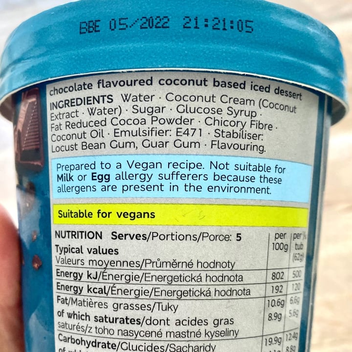 photo of Plant Kitchen (M&S) Chocolate ice cream shared by @immira on  17 Sep 2021 - review