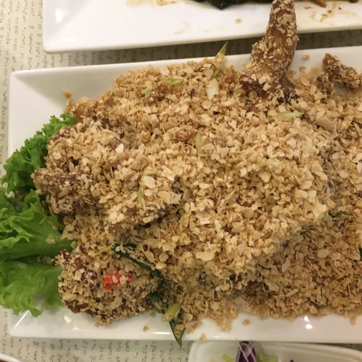 photo of Vegetarian Express Cafe Cereal Oyster mushroom shared by @jay on  15 Sep 2021 - review