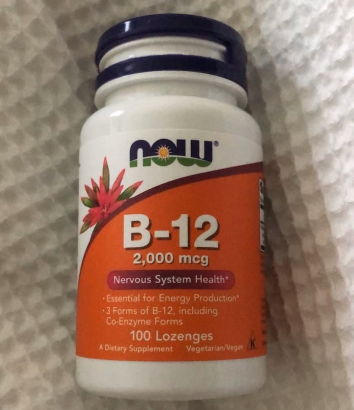 photo of NOW® B-12 shared by @anacarlahd on  29 Feb 2020 - review