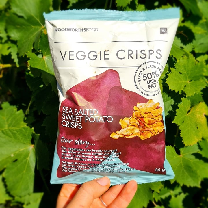 photo of Woolworths Food Veggie Crisps Sea Salted Sweet Potato Crisps shared by @craynie on  22 Oct 2022 - review