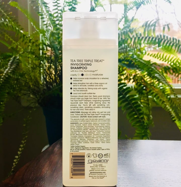 photo of Giovanni Cosmetics Tea Tree Triple Treat Invigorating Shampoo shared by @kristyahimsa on  25 Feb 2020 - review