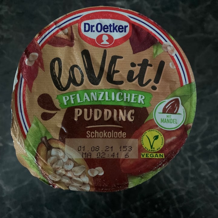 photo of Dr. Oetker Love It! Pflanzlicher Chocolate Pudding shared by @balipaws on  04 Jul 2021 - review