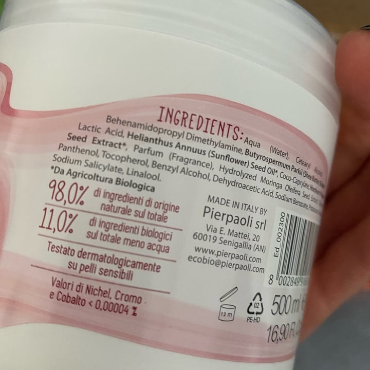 review photo of Ekos personal care Maschera capelli Con Idrolizzato di Semi di Moringa shared by @deshewaa on 20 Jul 2022 - review