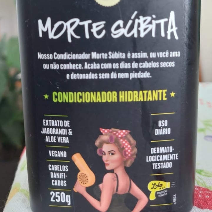 review photo of Lola Cosmetics Condicionador Morte Súbita shared by @evenilton on 10 May 2022 - review