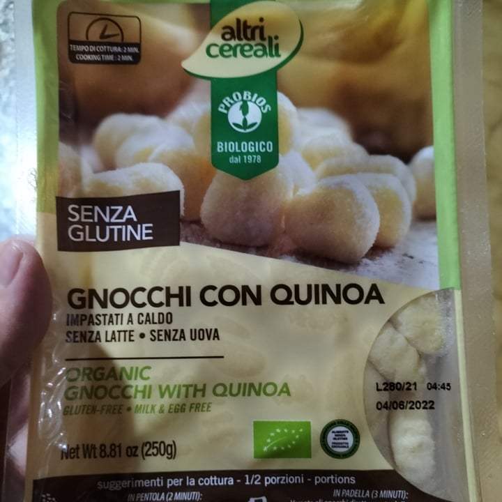 review photo of Probios Gnocchi con quinoa shared by @angelus1887 on 03 Jan 2022 - review