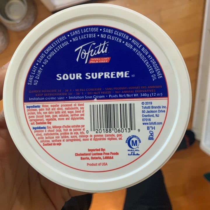 review photo of Tofutti Sour cream shared by @russuraz on 10 Nov 2021 - review