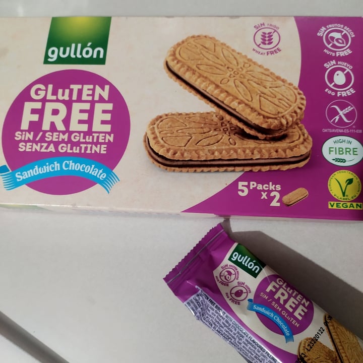 photo of Gullón Gluten Free Sandwich Chocolate shared by @domineire on  20 Jan 2023 - review