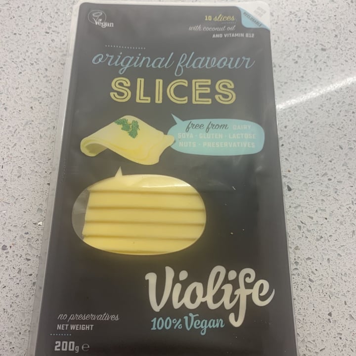 photo of Violife Original Flavor Cheese Slices shared by @tarara on  28 Jan 2020 - review