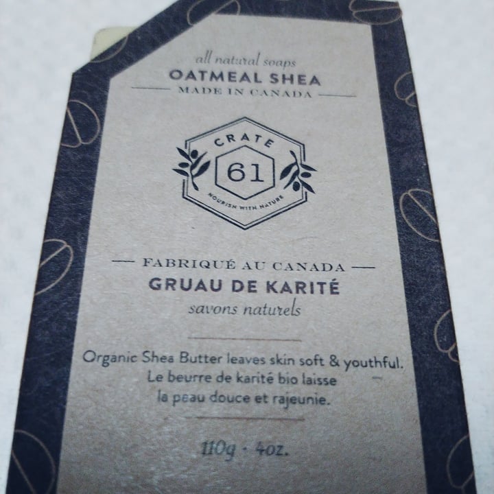review photo of Crate 61 Oatmeal Shea Soap shared by @devamazz on 27 Dec 2021 - review