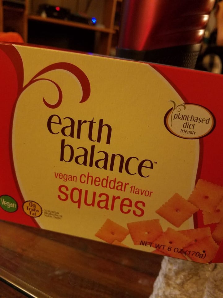 photo of Earth Balance Vegan Cheddar Flavor Squares shared by @technovegan on  16 Feb 2020 - review