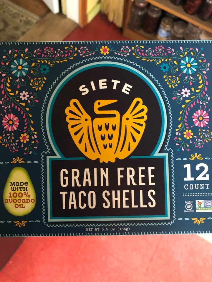 photo of Siete Family Foods Grain Free Taco Shells shared by @emmaleigh on  05 Apr 2020 - review