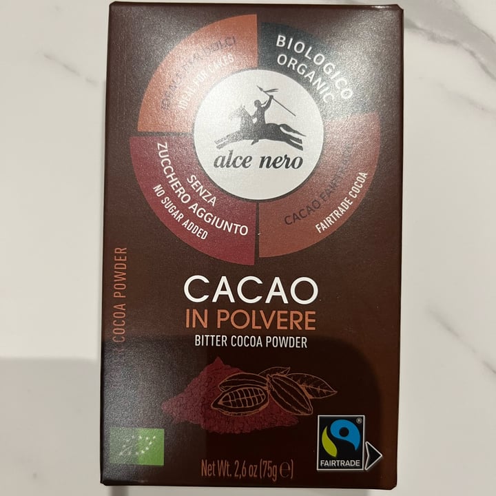 photo of Alce Nero Bitter cocoa powder shared by @indigin on  03 Nov 2022 - review
