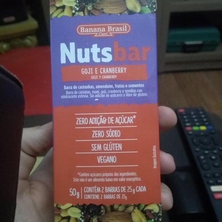 photo of Nuts Bar Goji E Cranberry shared by @ednomar on  29 Apr 2022 - review