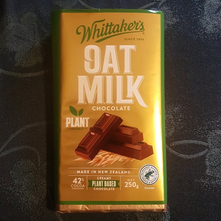 photo of Whittaker's Oat Milk Chocolate shared by @rykketystykks on  22 Oct 2022 - review