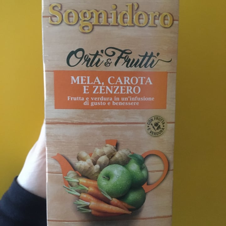 photo of Sognid'oro Tisana mela, carota e zenzero shared by @margherita98 on  04 Dec 2021 - review