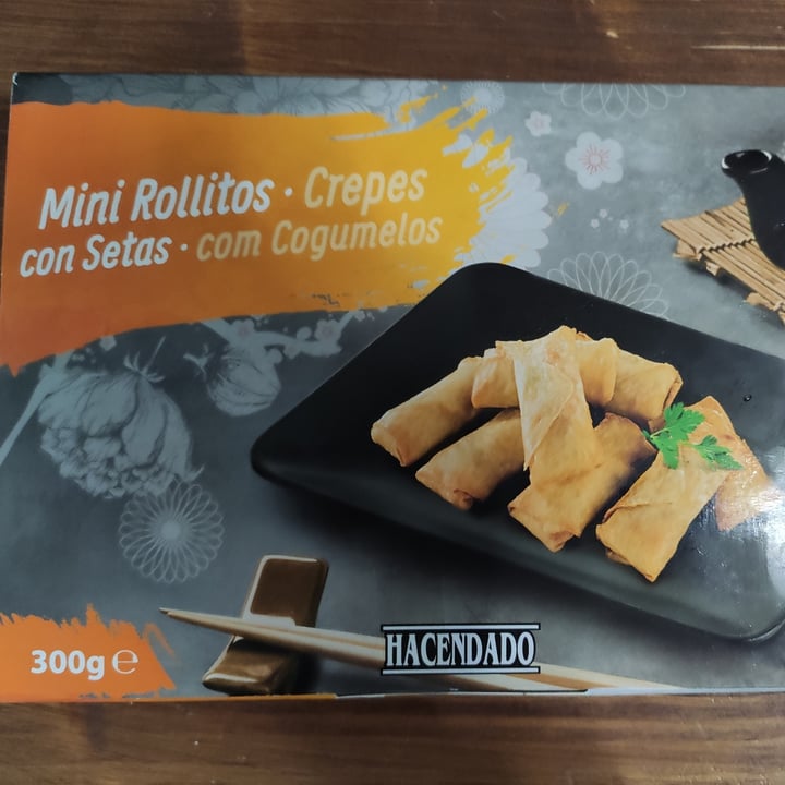 photo of Hacendado Mini Rollitos con Setas shared by @dexter on  01 Oct 2020 - review