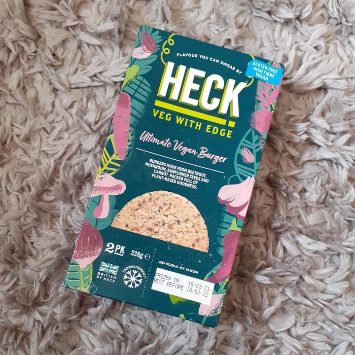photo of Heck Ultimate Vegan Burger shared by @jasminelilac on  07 Mar 2021 - review