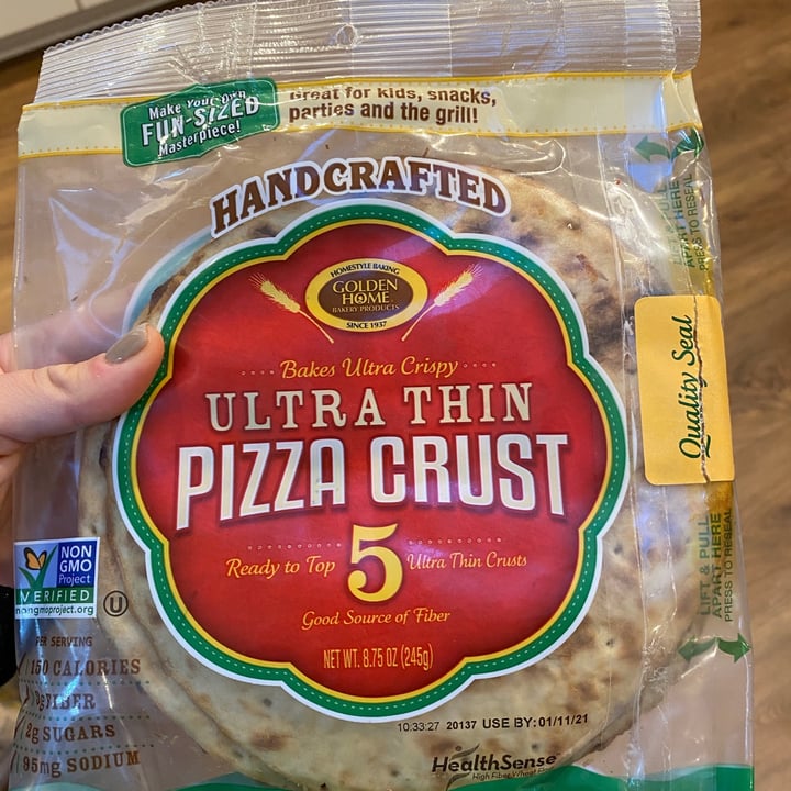 photo of golden home thin pizza crust shared by @ceova on  30 Oct 2020 - review