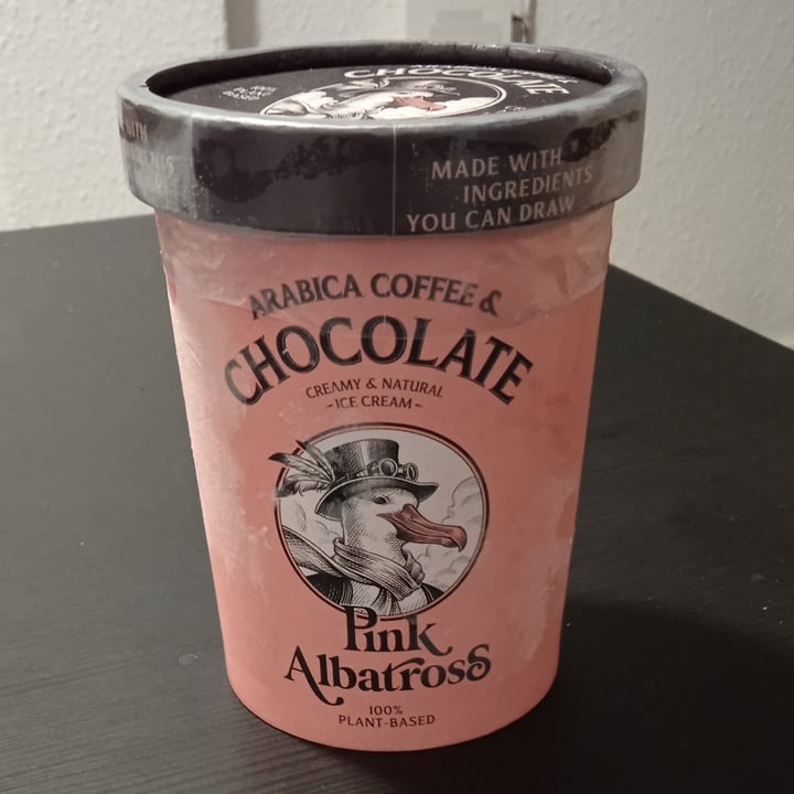 photo of Pink Albatross Arabica coffee & chocolate Ice cream shared by @iriavizcaino on  29 Nov 2021 - review