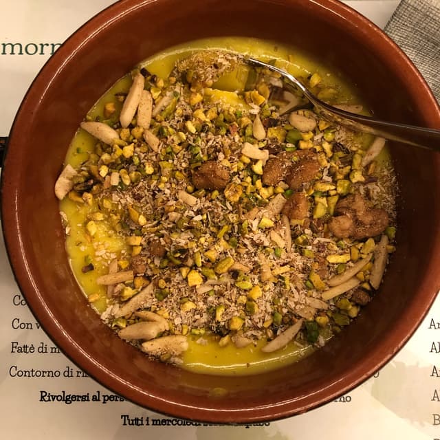 Foto do prato “Semifreddo vegan”