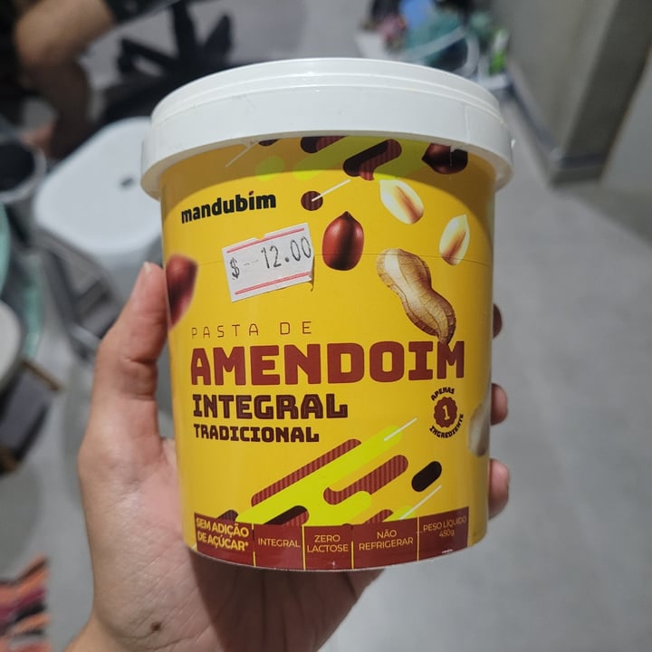 photo of Mandubim Pasta de Amendoim shared by @larissaoliveg on  07 Apr 2022 - review