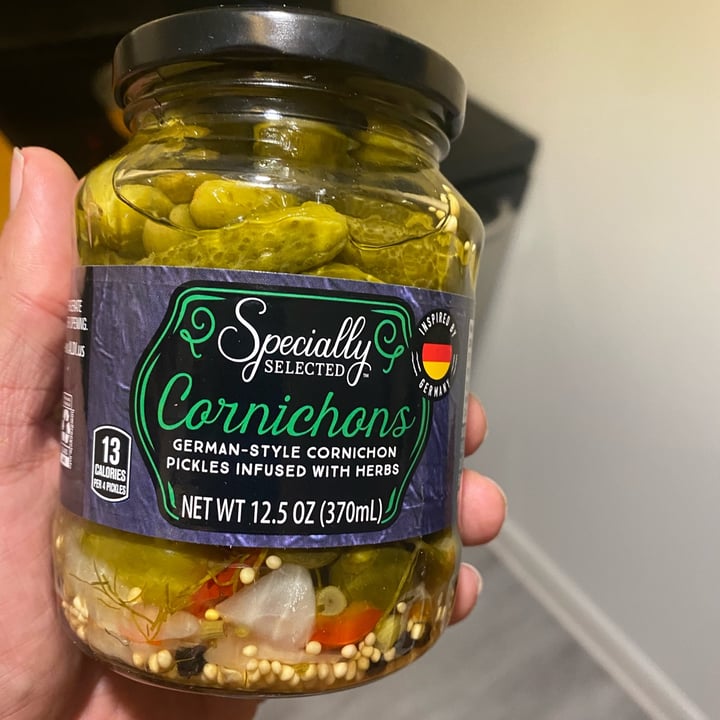 photo of ALDI Specially Selected Cornichons shared by @santo-vegano on  22 Oct 2021 - review