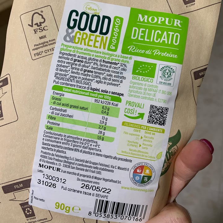 photo of Good & Green mopur delicato shared by @antonellabattaglia on  07 Mar 2022 - review
