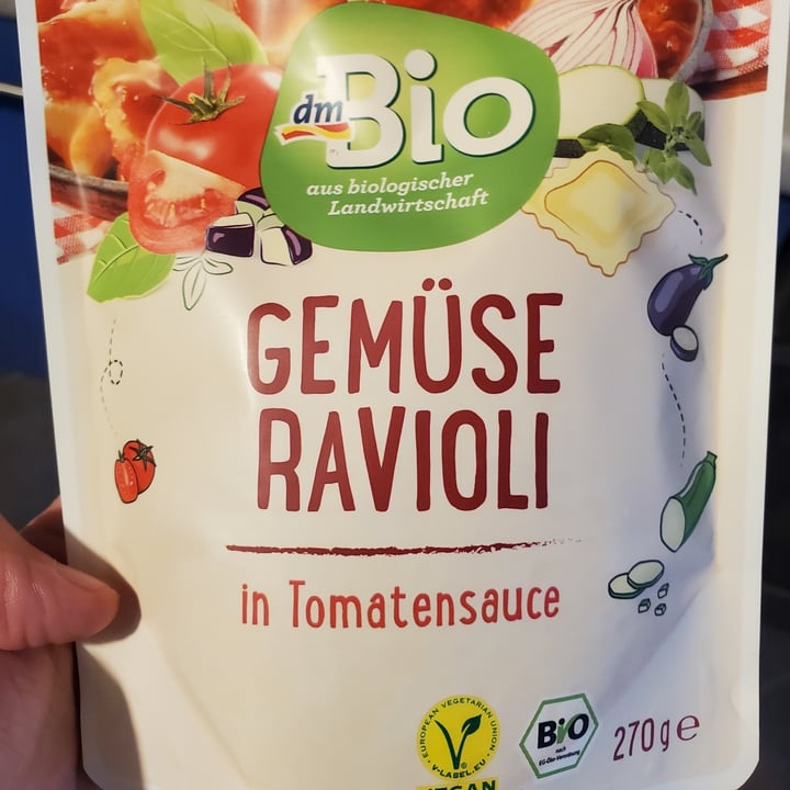 photo of dmBio Gemüse Ravioli in Tomatensauce shared by @gipsy28 on  28 Nov 2021 - review