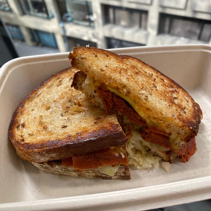 photo of Veggie Grill Rueben on Rye shared by @veganfoodcrazy on  07 Oct 2020 - review