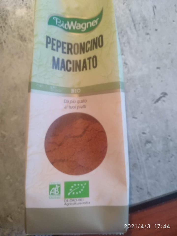photo of BIOWAGNER PEPERONCINO MACINATO BIOLOGICO shared by @mami1959 on  03 Apr 2021 - review