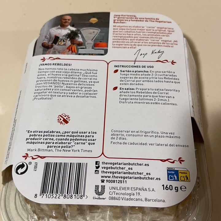 photo of The Vegetarian Butcher Chickened Out Chunks shared by @giulia20 on  30 Nov 2021 - review