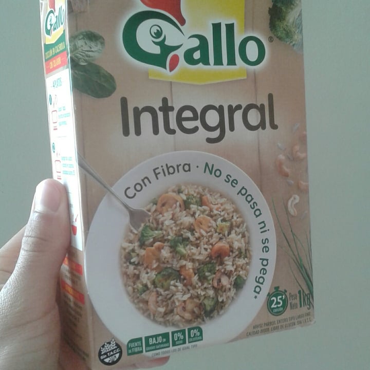 photo of Gallo Arroz Integral shared by @aguscorcuera on  25 May 2021 - review