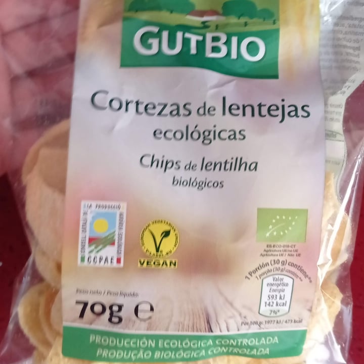 photo of GutBio Cortezas de lentejas shared by @martalormu on  09 Jun 2021 - review