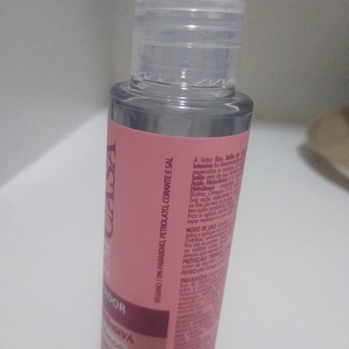 photo of Eico Cosméticos óleo reparador Salão Em Casa shared by @dedi80 on  20 Dec 2022 - review