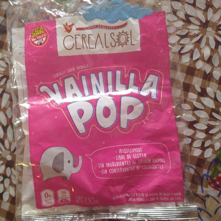 photo of Cerealsol Vainilla pop shared by @isacarpintino on  25 Dec 2020 - review