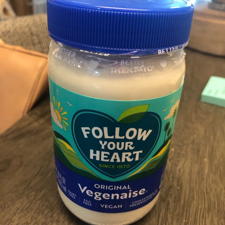 photo of Follow your Heart Original Vegenaise shared by @julianabenson on  21 Jul 2021 - review