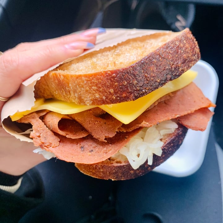 photo of Stefano's Sandwiches vegan corn’d beef shared by @thealexrae on  23 Apr 2021 - review