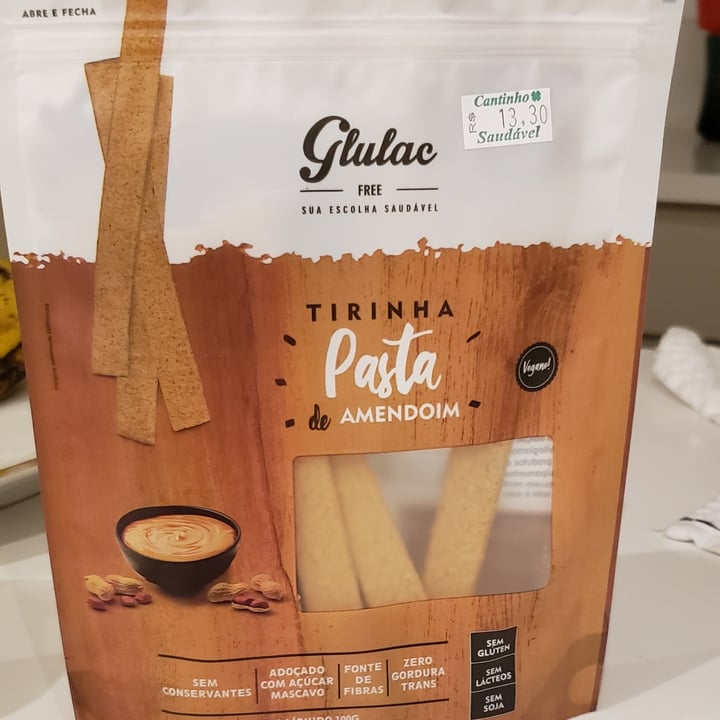 review photo of Glulac free Tirinha Pasta De Amendoim shared by @cintiafett on 17 Oct 2022 - review