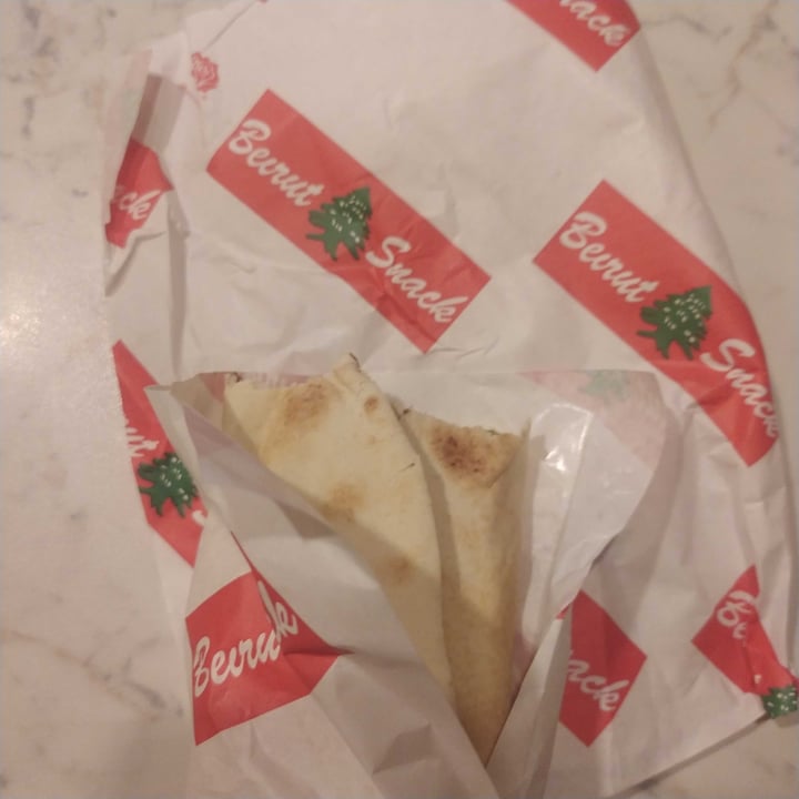 photo of Beirut Snack Piadina extra falafel shared by @elemmiao on  24 Jun 2021 - review