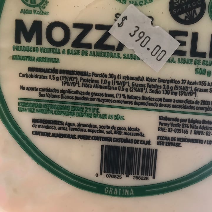 photo of Felices Las Vacas Mozzarella  shared by @samirodriguez on  09 Jan 2021 - review