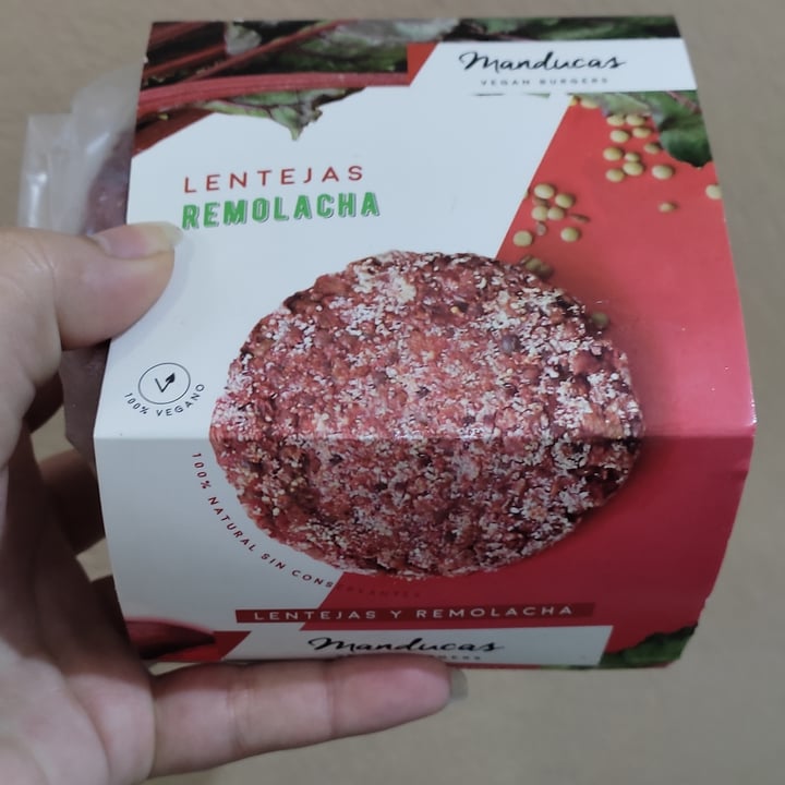 review photo of Manducas Vegan Burgers Lentejas Y Remolacha shared by @roveg99 on 11 Sep 2021 - review