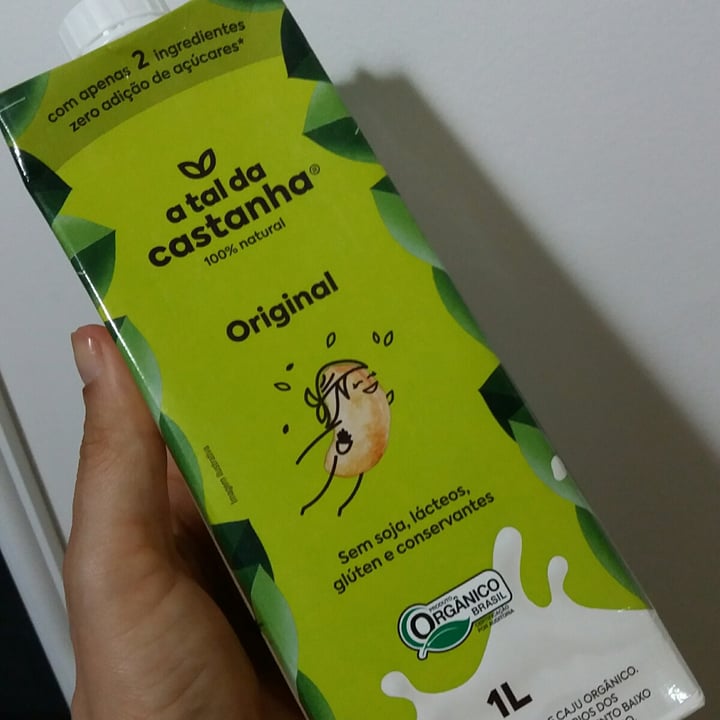 review photo of A Tal da Castanha Bebida vegetal shared by @priscilavidaplena on 16 Dec 2021 - review