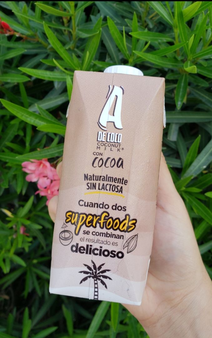 photo of A de Coco Alimento Líquido de Coco con Cocoa shared by @katiardz on  13 Dec 2019 - review