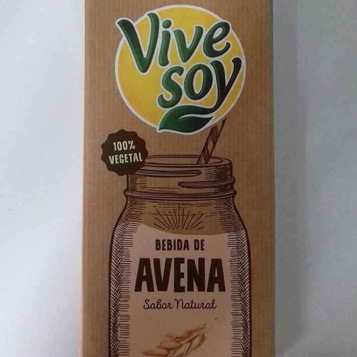 photo of ViveSoy Bebida De Avena sin azucar shared by @bigvegantheory on  29 Sep 2019 - review
