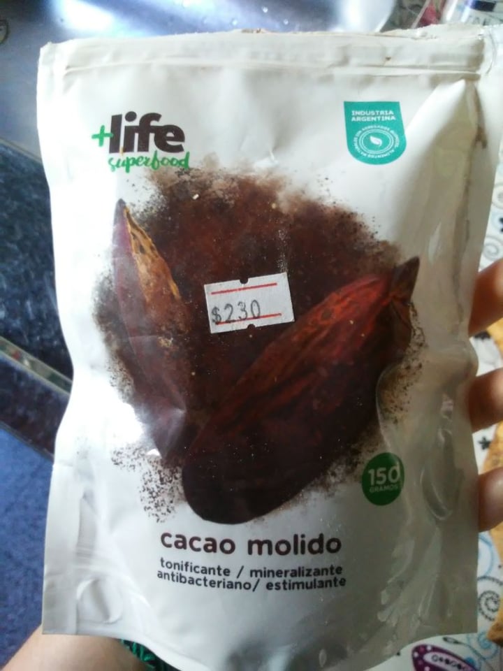 photo of +life Superfood Cacao Amargo shared by @anabullheart on  19 Apr 2020 - review