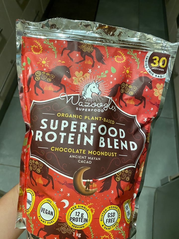 photo of Wazoogles Superfood Superfood Protein Blend - Chocolate Moondust shared by @mellederle1 on  24 Feb 2020 - review